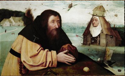 Szent Antal megkísértése (olaj, tölgyfa tábla, 1501 körül) alkotó: Hieronymus (after) Bosch