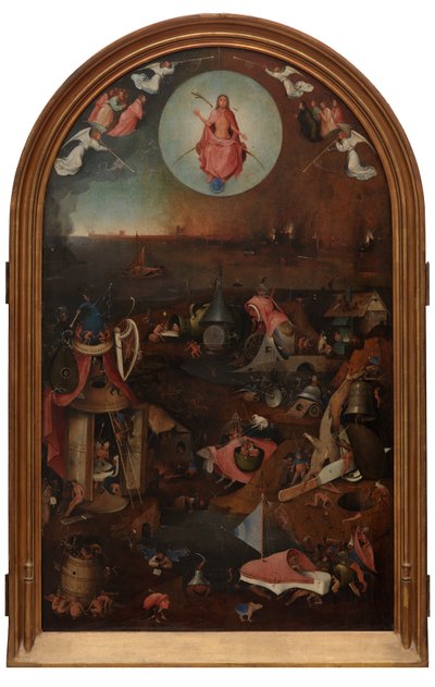 Az utolsó ítélet központi táblája (olaj a táblára) alkotó: Hieronymus Bosch