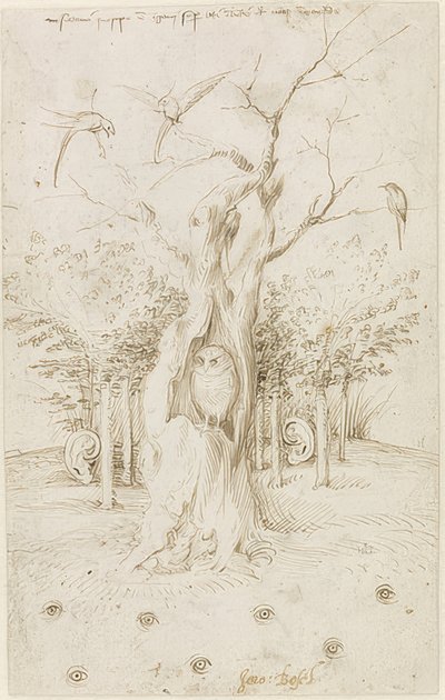 A mezőnek szeme van, az erdőnek füle alkotó: Hieronymus Bosch