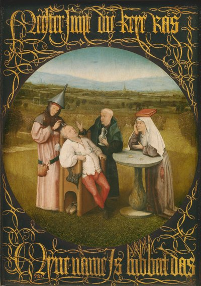The Cure of Folly, 1494 körül (olaj, panel) alkotó: Hieronymus Bosch