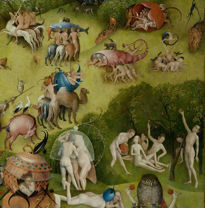 A földi gyönyörök kertje, 1490-1500 alkotó: Hieronymus Bosch