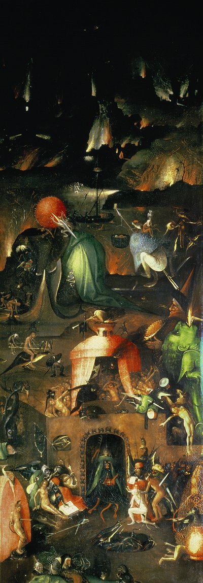 Az utolsó ítélet (oltárkép): A jobbszárny belseje alkotó: Hieronymus Bosch