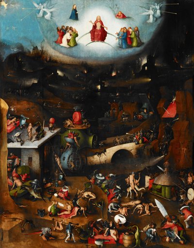 Az utolsó ítélet (középső tábla), 1482-1515 körül alkotó: Hieronymus Bosch