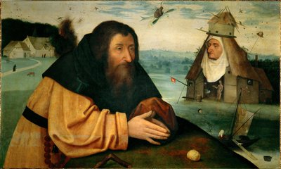 Nagy Szent Antal kísértése, 1501 körül (olaj, tölgyfa tábla) alkotó: Hieronymus Bosch
