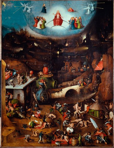 Az utolsó ítélet triptikusa, központi tábla, 1504 körül (fára festett festmény) alkotó: Hieronymus Bosch