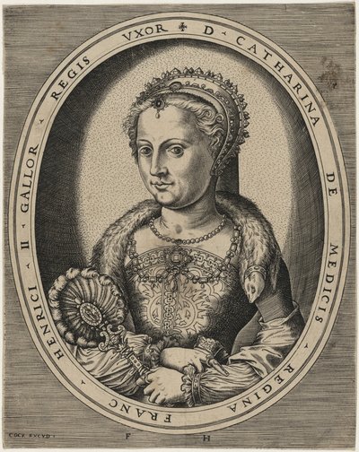 Medici Katalin, II. Henrik francia király felesége alkotó: Hieronymus Cock