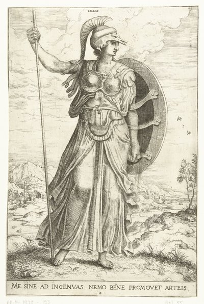 Minerva alkotó: Hieronymus Cock