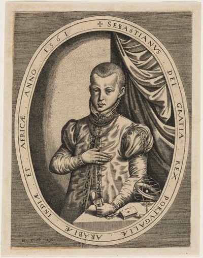 Sebastian, Portugália királya alkotó: Hieronymus Cock