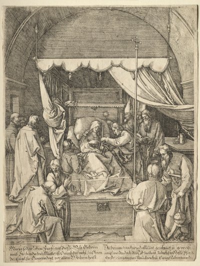 A Szűz halála alkotó: Hieronymus Hopfer