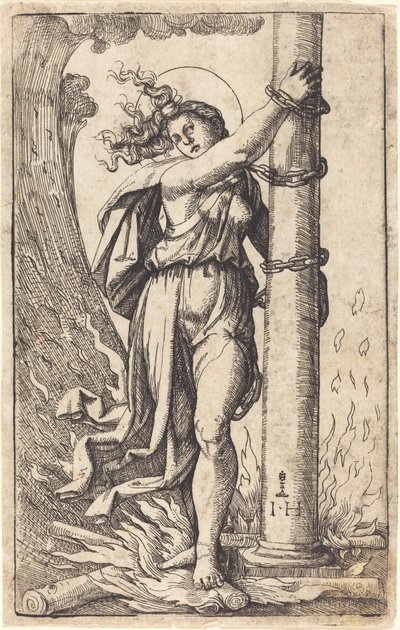 Bátorság alkotó: Hieronymus Hopfer after Marcantonio Raimondi