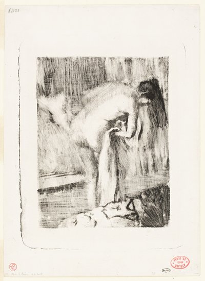 A fürdő után II alkotó: Hilaire Germain Edgar Degas
