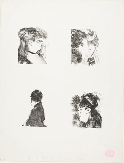 Négy női fej alkotó: Hilaire Germain Edgar Degas