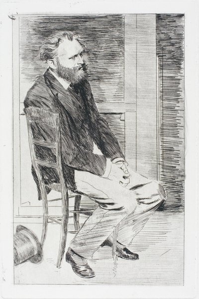 Manet ülve, jobbra fordulva alkotó: Hilaire Germain Edgar Degas