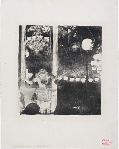 Mlle Bécat a Café des Ambassadeurs-ben alkotó: Hilaire Germain Edgar Degas