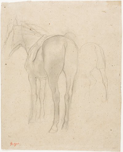 Tanulmányok egy lóról alkotó: Hilaire Germain Edgar Degas