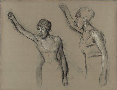 Egy énekesnő tanulmánya alkotó: Hilaire Germain Edgar Degas