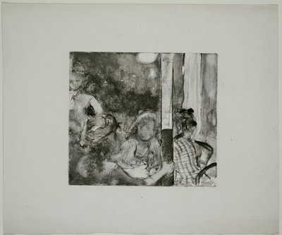 Nők egy esti kávézó teraszán alkotó: Hilaire Germain Edgar Degas