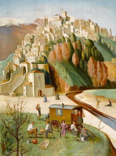 Cagnes Sur Mer, A francia riviéra, 1922-46 alkotó: Hilda Mary Harvey