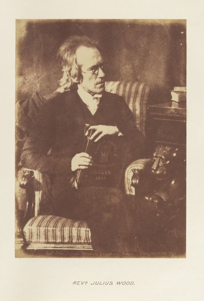 [John Julius Wood tiszteletes a Greyfriarsból, Edinburgh] alkotó: Hill and Adamson