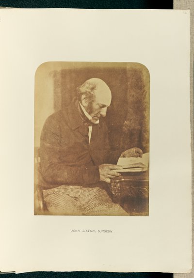 [Robert Liston] alkotó: Hill and Adamson