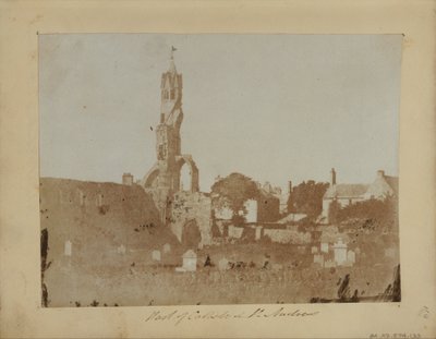 A West End of St. Andrews és a Cathedral Precinct északkeletről. alkotó: Hill and Adamson Adamson