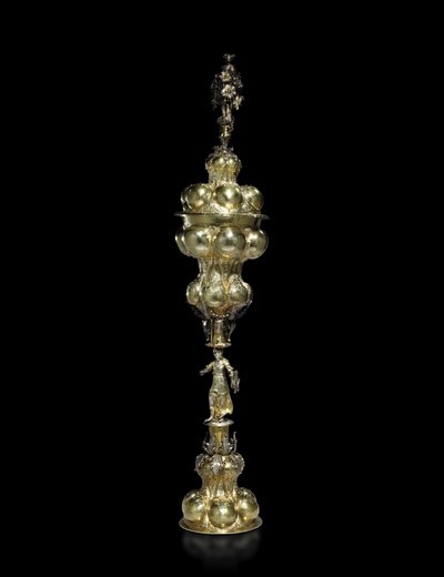 Medingen Minerva Kupa, 1650 körül (ezüst és ezüst) alkotó: Hinrich Ohmssen