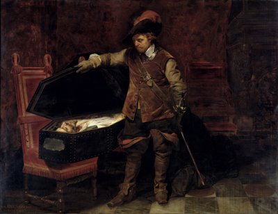 Oliver Cromwell (1599-1658) I. Károly koporsójának kinyitása (1600-49) 1831 (olaj, vászon) alkotó: Hippolyte (1797-1856) Delaroche