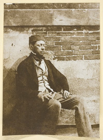 Bayard, csukott szemmel alkotó: Hippolyte Bayard