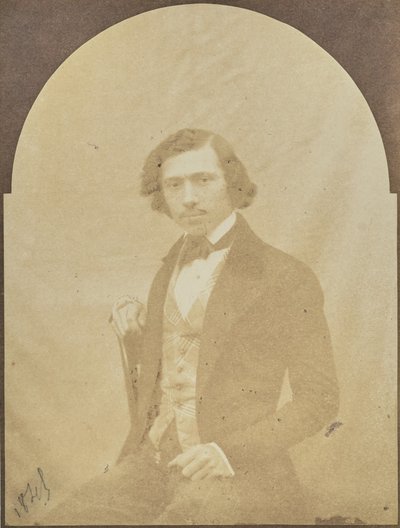 [Ülő férfi portréja[ alkotó: Hippolyte Bayard
