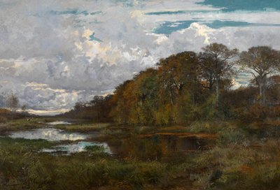 A „Grijze Molen” tavai Terhulpenben alkotó: Hippolyte Boulenger