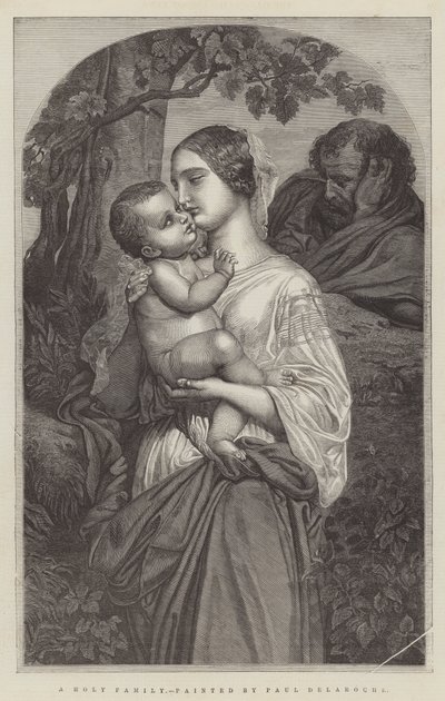 Egy Szent Család alkotó: Hippolyte Delaroche