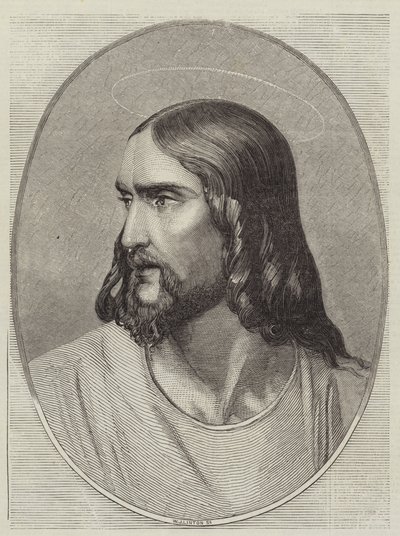 A Megváltó feje alkotó: Hippolyte Delaroche