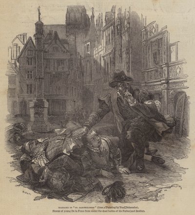 Szent Bertalan mészárlása alkotó: Hippolyte Delaroche