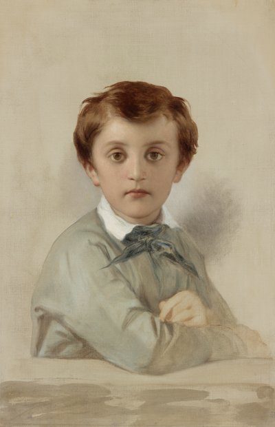 Philippe-Grégoire Delaroche, a művész fiatalabb fiának portréja, 1851 alkotó: Hippolyte Delaroche