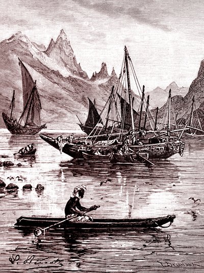 Vörös-tenger (Egyiptom oldala) alkotó: Hippolyte Leon Benett