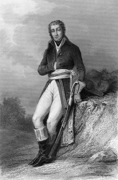 Jean Moreau tábornok alkotó: Hippolyte Louis (after) Pauquet