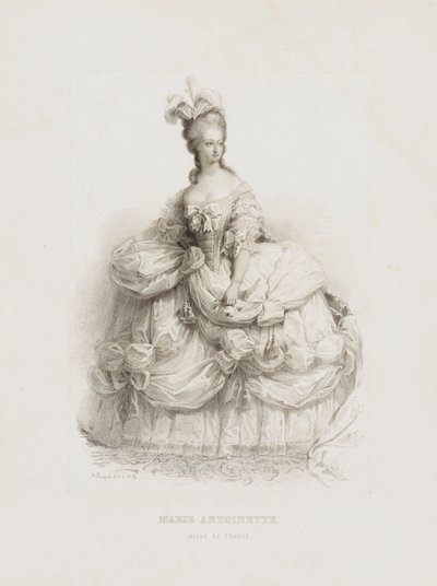 Marie Antoinette alkotó: Hippolyte Louis Emile Pauquet