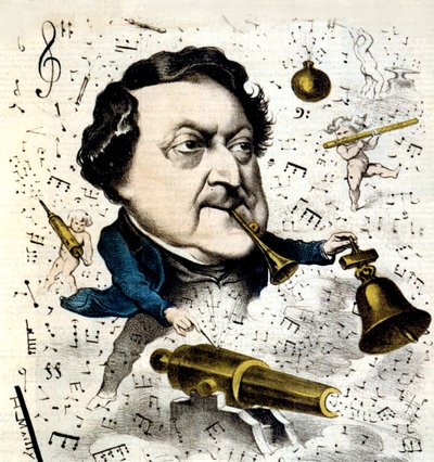 Gioacchino Rossini alkotó: Hippolyte Mailly