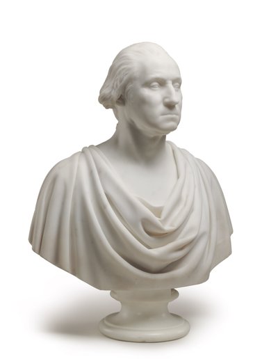 George Washington (márvány) alkotó: Hiram Powers