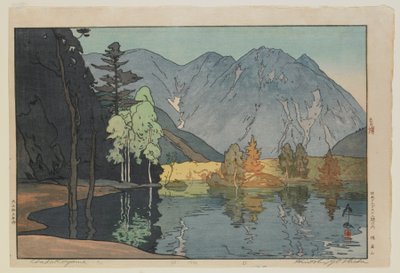 Hodakayama, a Tizenkét jelenet a Japán-Alpokban című sorozatból, Taisho korszak alkotó: Hiroshi Yoshida