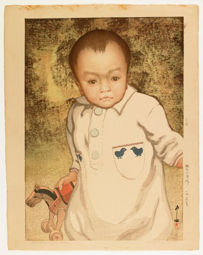 Egy fiú portréja alkotó: Hiroshi Yoshida