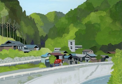 Ebédlő a hegyi faluban, 2016, alkotó: Hiroyuki Izutsu