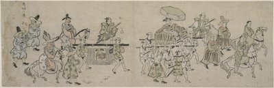 Koreai Nagykövetség felvonulása alkotó: Hishikawa Moronobu