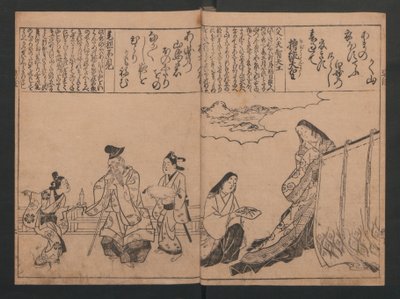 Portrék száz költőről szóló száz vershez (Sugata-e hyakunin isshu) alkotó: Hishikawa Moronobu