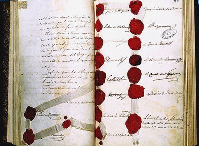 A bécsi kongresszus záróokmánya, 1815. június 9 alkotó: Historical Document