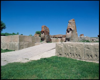 Kilátás a Szfinx kapujára alkotó: Hittite Hittite