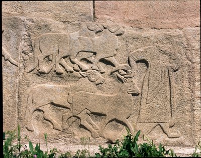 Kilátás a Szfinx-kapu domborművei alapjára alkotó: Hittite Hittite