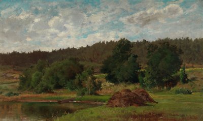 Tóparti táj alkotó: Hjalmar Munsterhjelm