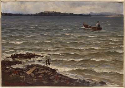 Tájkép, Fraueninsel alkotó: Hjalmar Munsterhjelm