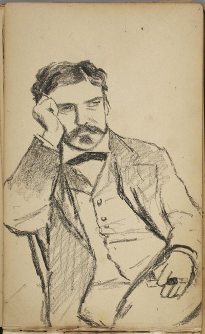 Egy férfi portréja alkotó: Homer Dodge Martin